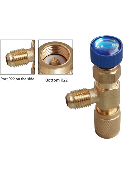 R22 R410 Ac Vana 14 Inç Dolgu Bağlantısı Ac Soğutucu Vana B (Yurt Dışından)