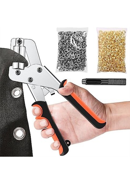 Grommet Alet Takımı Grommet Takımı Eyeletkit Kumaş Kanvas Tenteler Için (Yurt Dışından)