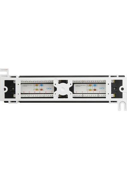 Ağ Araç Takımı 12 Port Cat6 Patch Panel RJ45 Ağ Duvar Montajı (Yurt Dışından)