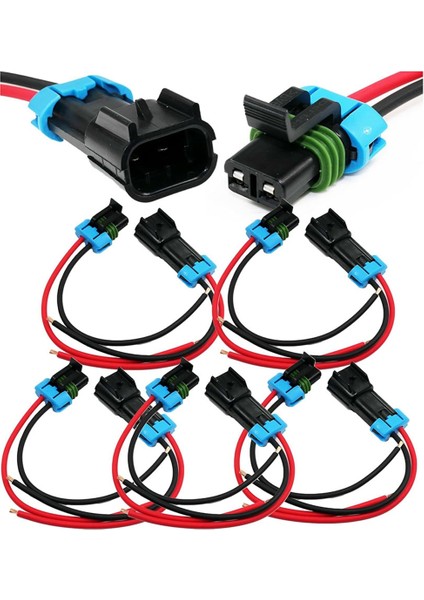 5'li Paket Metri-Pack 2-Pin 30 Amp 280 Serisi Konnektörler Çok Işlevli (Yurt Dışından)
