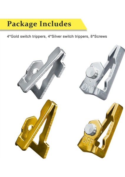 T100 Serisi Saat Için Zaman Anahtarı Tripper Kiti 8 Açık 8 Kapalı 16 Vida (Yurt Dışından) modelleri