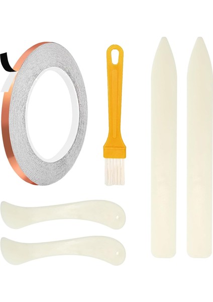 Vitray Için 732 Inç Siyah Arkalı Bakır Folyo Bant (Yurt Dışından)