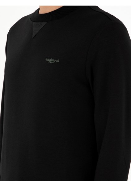 Erkek Siyah Regular Fit Sweatshirt 50292495-VR046