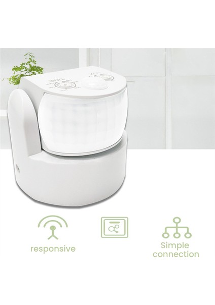 Çift Kızılötesi Prob Hareket Sensörü IP65 Ac 220V-240V Siyah (Yurt Dışından) modelleri