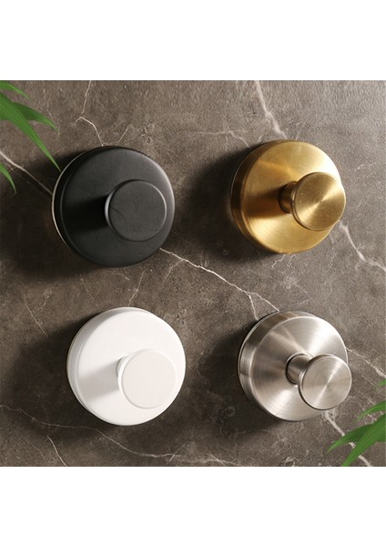 Paslanmaz Çelik Vakumlu Elbise Askısı Mutfak Banyo Altın (Yurt Dışından)