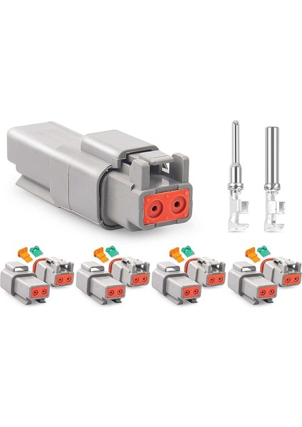 5 Set 6 Pin Dt Konnektör Kiti Su Geçirmez Dt Konnektör (Yurt Dışından)