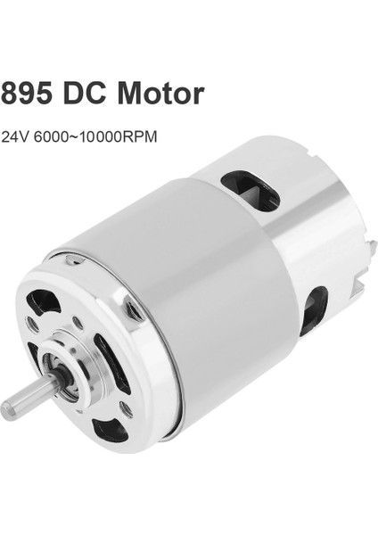895 Dc Motor 24V 10000RPM Yüksek Hızlı Büyük Tork Mini Motor (Yurt Dışından)