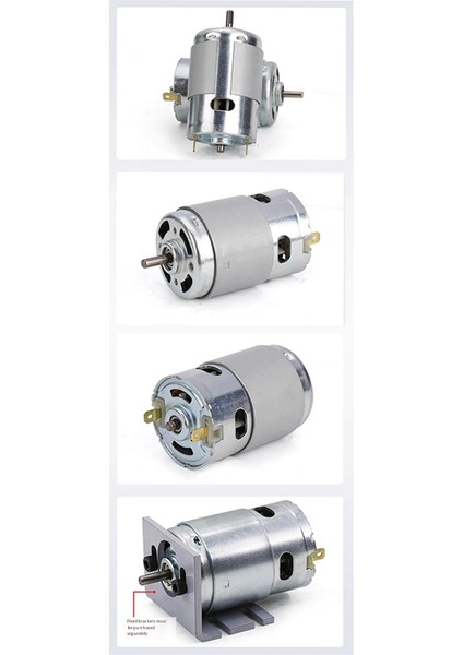 895 Dc Motor 24V 10000RPM Yüksek Hızlı Büyük Tork Mini Motor (Yurt Dışından)