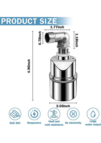 Seviye Kontrolü 34 Inç Şamandıralı Küresel Vana Su Tankları Gölet C Için (Yurt Dışından) modelleri