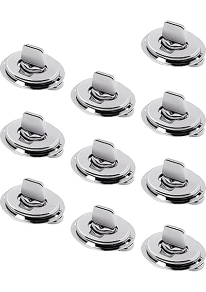 Twist Lock Common Sense Bağlantı Elemanı Tekneler Karavanlar Için Çevirme Düğmeleri 10 Adet (Yurt Dışından)