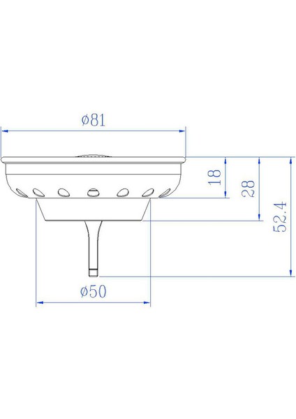 Lavabo Süzgeci Su Sızdırmazlık Şemsiyesi Mutfak Lavabo Sızdırmazlık Kapağı Filtre (Yurt Dışından)
