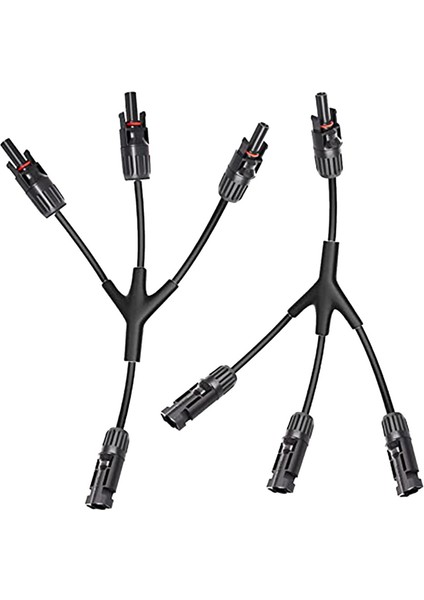 Y Dalı Güneş Konnektörleri Güneş Paneli Paralel Adaptörü 1 Çift Alet (Yurt Dışından)