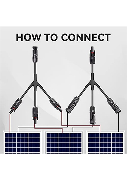 Y Dalı Güneş Konnektörleri Güneş Paneli Paralel Adaptörü 1 Çift Alet (Yurt Dışından) fiyatları