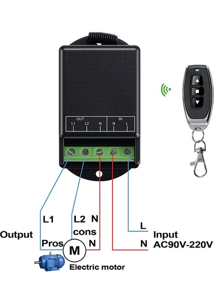 Çift Kablosuz Uzaktan Kumanda Anahtarı AC100-240V 10A Röle Radyo Anahtarı (Yurt Dışından) modelleri