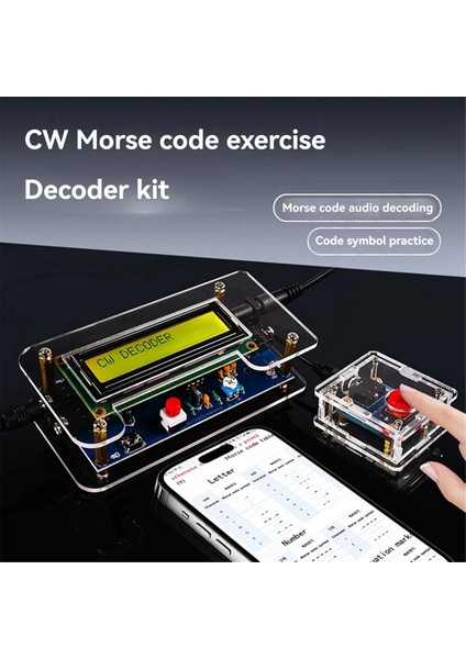 Cw Morse Kodu Çözücü Toplu Devre Kartı Kablosuz Verici Abd Fişi (Yurt Dışından) indirimleri