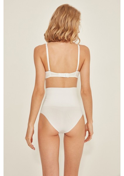 C12039 Dikişsiz Double Slip Korse Beyaz indirimleri