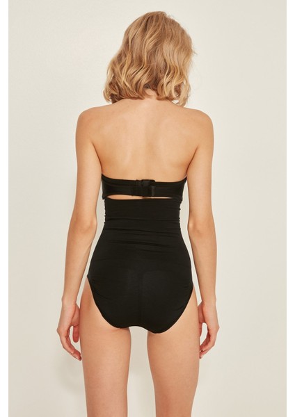 C12009 Seamless Double Slip Korse Siyah indirimleri