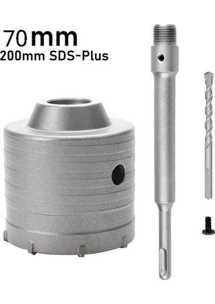 Sds Plus Darbeli Matkaplar Duvar Delme Testeresi Matkap Ucu Seti Kesici Takımlar, 70MM (Yurt Dışından) indirimleri