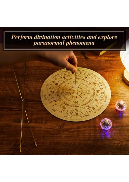 1set Bakır Dowsing Çubuğu Spiritüel ve Sarkaç Tahtası Supernatural Için (Yurt Dışından)