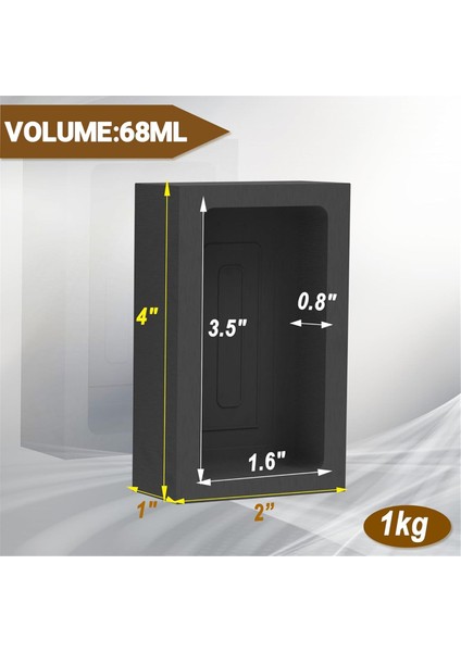 1 Adet 1kg Grafit Külçe Kalıp Döküm Aleti (Yurt Dışından) modelleri