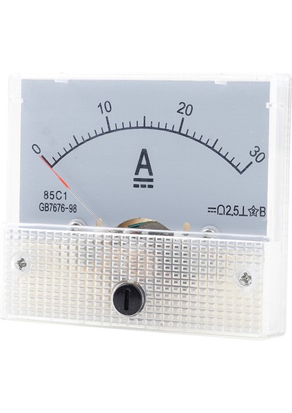 30A Dc Voltmetre Pointer Analog Ampermetre Panel Metre (Yurt Dışından)