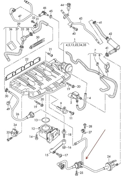 Karbon Kanister Kontrol Vanası Buhar Temizleme Vanası Bağlantı Hortumu (Yurt Dışından) fırsatları