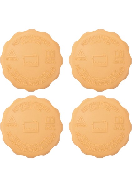 4 Adet Radyatör Genleşme Su Tankı Kapağı (Yurt Dışından)