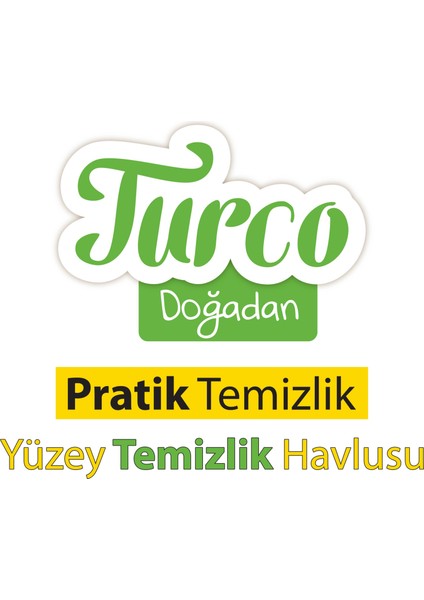 Doğadan Pratik Yüzey Temizlik Havlusu Limon 8X100 (800 Yaprak)
