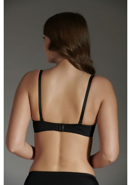 Destekli Lazer Soft Kap Tulum Straplez Sütyen C16025 Siyah fırsatları