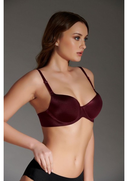Yarım Destekli Lazer Soft Kap Sütyen C16040 Bordo fiyatları