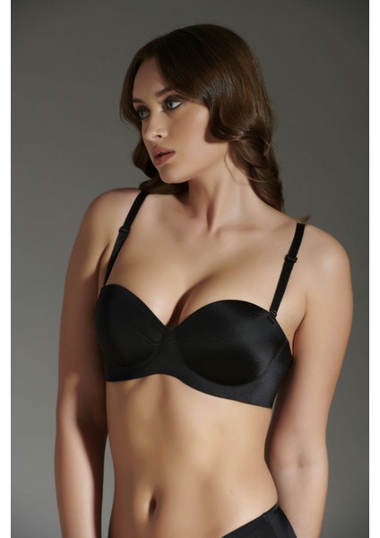 Destekli Lazer Soft Kap Straplez C16055 Siyah fiyatları