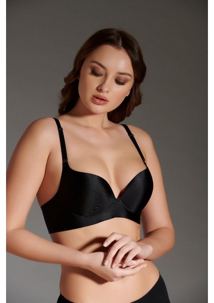 Destekli Lazer Soft Kap Sütyen C16045 Siyah fiyatları