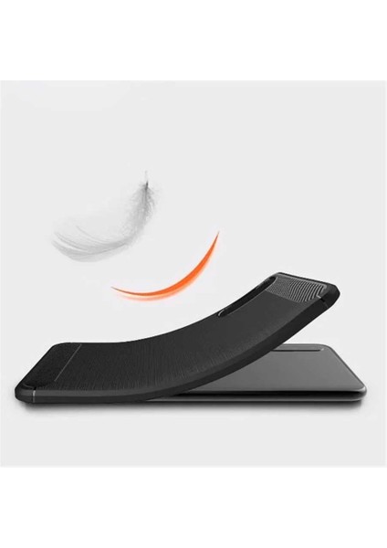 Huawei P20 Pro ile Uyumlu Kamera Korumalı Darbe Önleyici Carbon Brushed Silikon Kılıf indirimleri