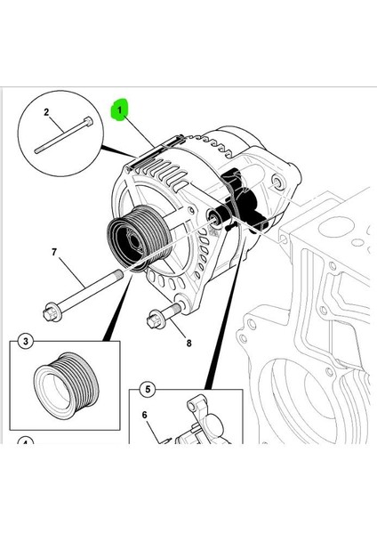 320/08719/Y - Sarj Dinamosu - 2009-2020 modelleri