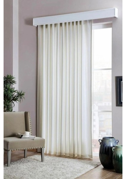 Ekru Kırık Beyaz Güneşlik Perde Lüks Kalın Saten Ütü Istemez Kullanıma Hazır Perde modelleri