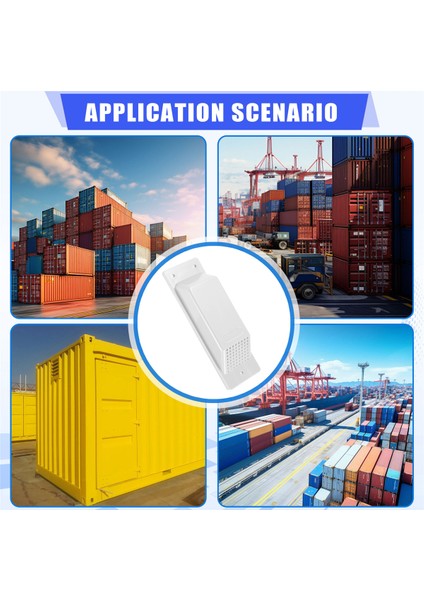 8 Adet Nakliye Konteyneri Havalandırma Kiti Beyaz (Yurt Dışından) modelleri