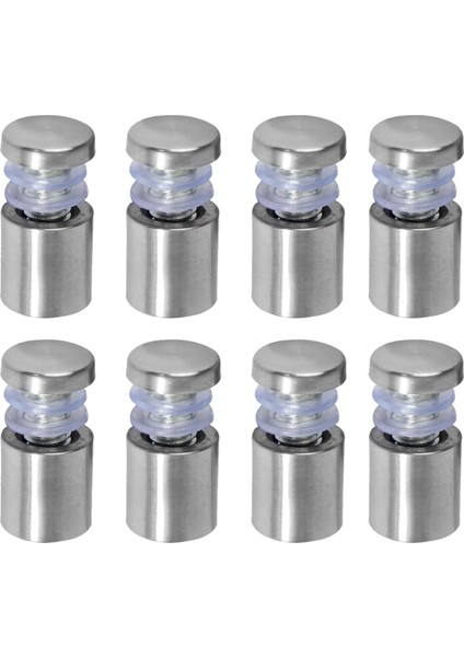 34 DIAX1IN19X25MM Duvara Monte Tabela Tutucuları Akrilik Cam Çiviler 8 Adet (Yurt Dışından)