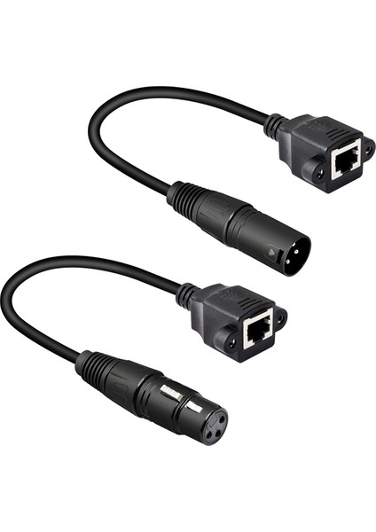 1 Çift Xlr 3pin - RJ45 Dişi Adaptör RJ45 - Xlr Konnektörü (Yurt Dışından) indirimleri