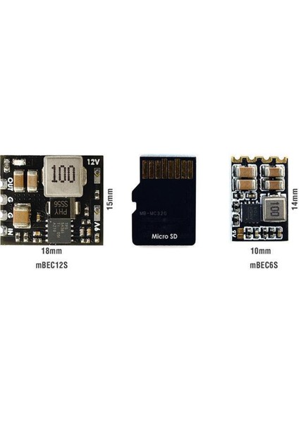Rc Uçak Için Micro-Bec 6-60V To 5V9V12V-ADJ Step-Down Modülü (Yurt Dışından)