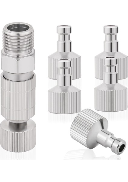 Airbrush Hızlı Bağlantı Bağlantı Elemanı Bağlantı Parçası Tapası 6 Adet (Yurt Dışından)