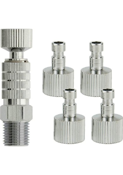 Airbrush Hızlı Bağlantı Bağlantı Elemanı Bağlantı Parçası Tapası 6 Adet (Yurt Dışından) modelleri