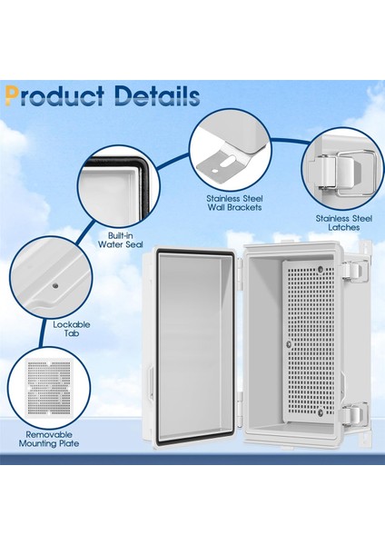 Su Geçirmez Dış Mekan Projesi Abs Bağlantı Kutusu Toz Geçirmez Muhafaza (Yurt Dışından) fırsatları