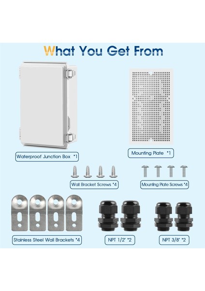 Su Geçirmez Dış Mekan Projesi Abs Bağlantı Kutusu Toz Geçirmez Muhafaza (Yurt Dışından) indirimleri