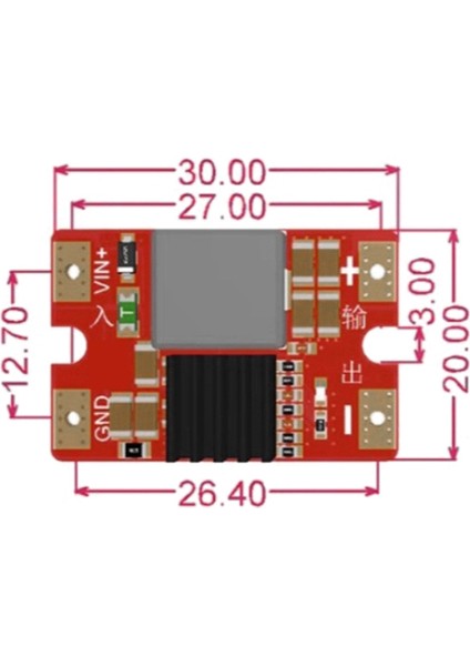 Dc Dc Aşağı Akım Gerilim Azaltma Modülü Verimliliği %96 Model 12V (Yurt Dışından)