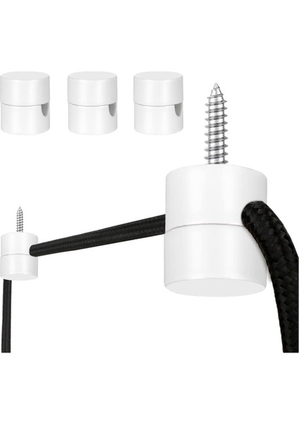 Tavan Askılı Işıklar Için 3'lü Paket Tavan Kancaları Tavan Kancaları Beyaz (Yurt Dışından)