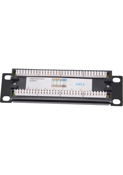 Cat6 8 Port Patch Panel Raf Ağı 10 Inç 1u Raf RJ45 Soketli (Yurt Dışından)