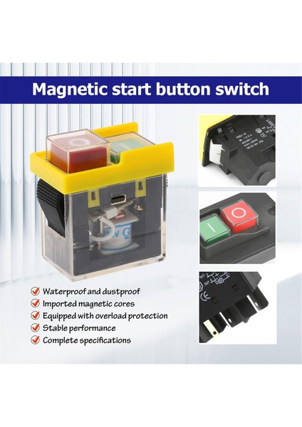 Kjd6 5e4 250V 6A Evrensel Emniyet Anahtarı Elektromanyetik Su Geçirmez (Yurt Dışından)
