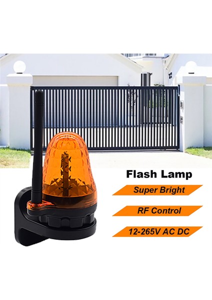 Evrensel 12V-265V LED Sinyal Alarm Işığı Strobe Flaş Işığı (Yurt Dışından)