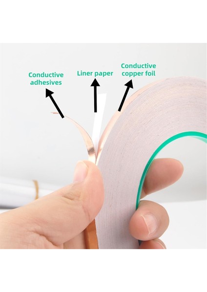 Adet Bakır Koruma Bandı 14 Inç x 164FT Bakır Folyo Bant (Yurt Dışından) fiyatları