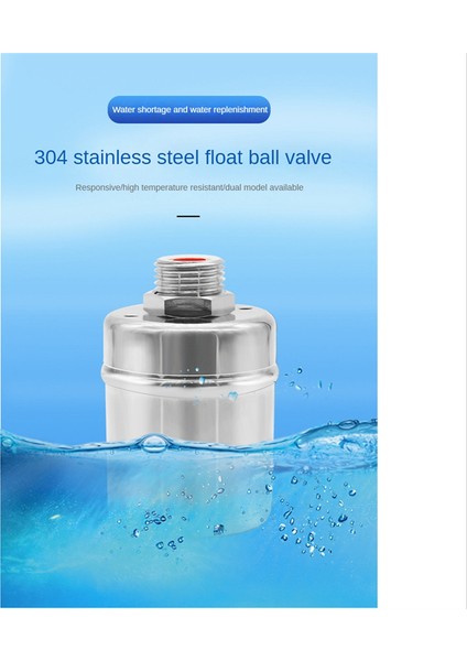 304 Paslanmaz Çelik Küresel Vana Otomatik Su Seviye Kontrol Vanası (Yurt Dışından) fiyatları